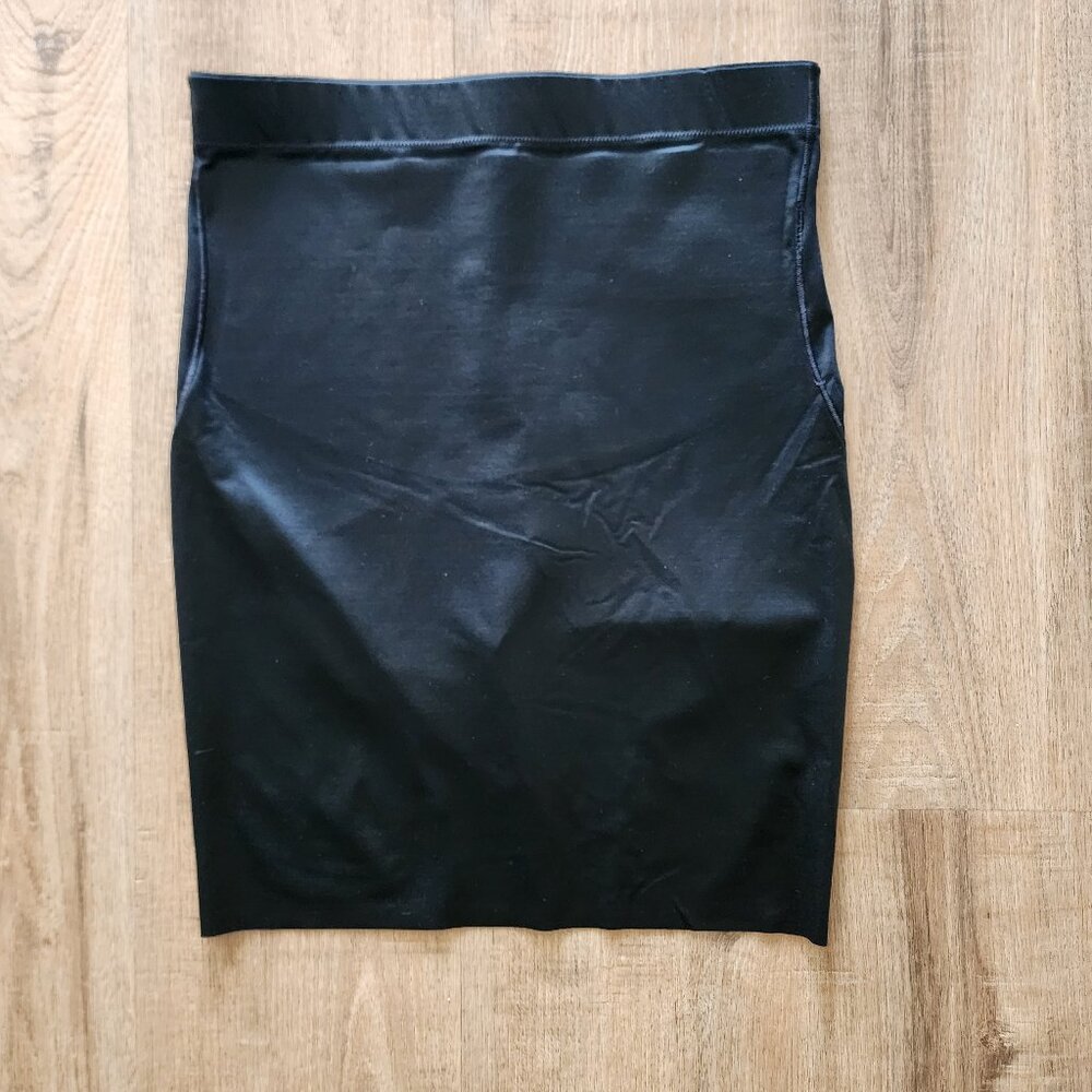 SPANX Shapewear SmartGrip Half Slip Skirt10179R Sculpting Black Size L
